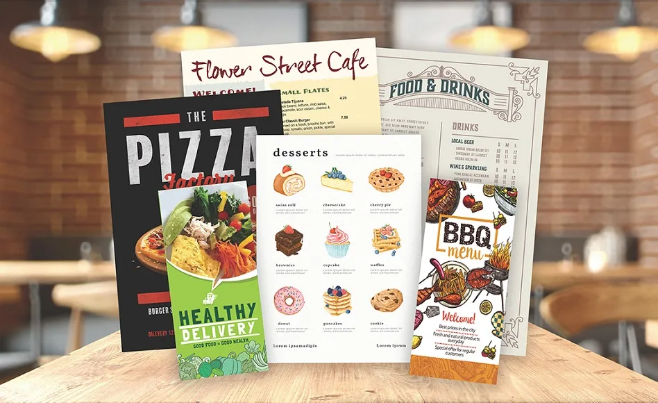 Menu Printing Halesowen