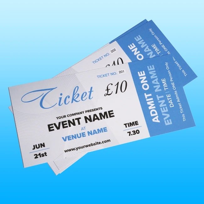 Ticket Printing Halesowen